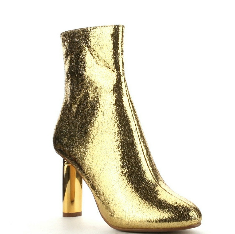 Metallic Gold Bootie